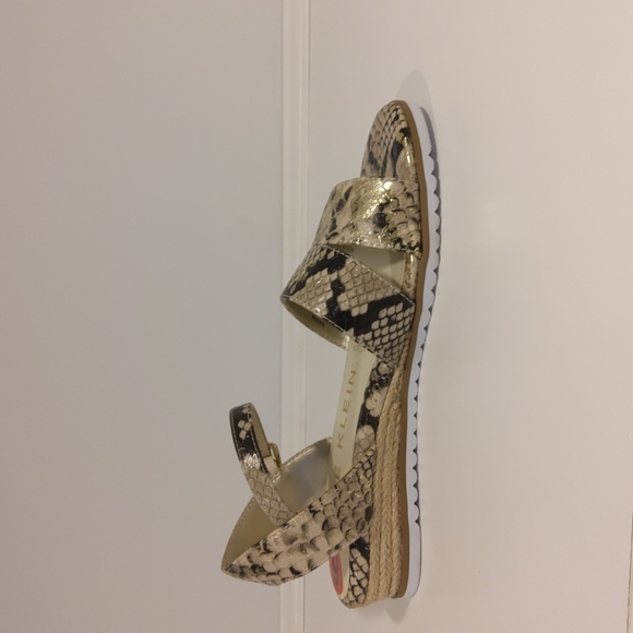 Anne Klein "Nadina" Iflex Snakeskin Print Sandal NEW- Sz. 6 - Picture 6 of 10